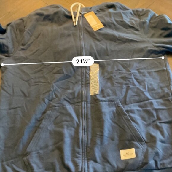 Quicksilver Men Zip Up Hoodie - Picture 6 of 6